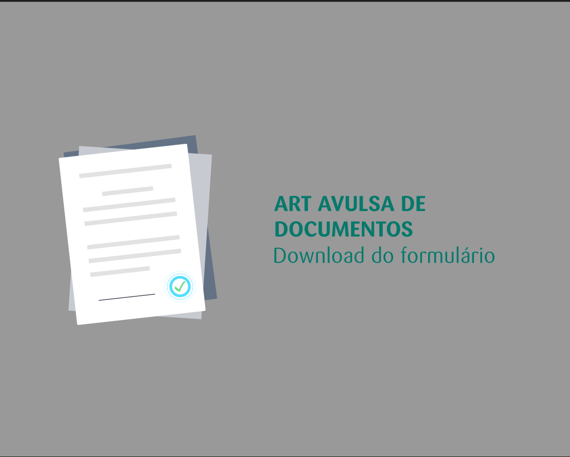 ART Avulsa de Documentos - Download do formulário