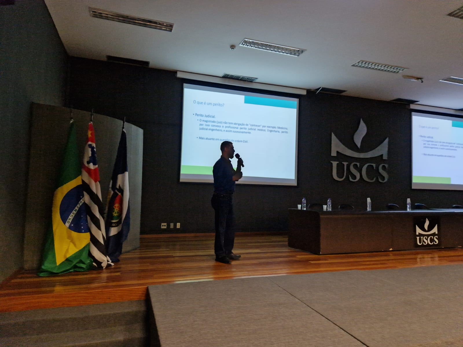 Na foto, o integrante da Comissão, Bruno Lazzari de Lima.