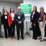 Na foto, os integrantes da Comissão Técnica de Educação do Regional, responsáveis pelo evento: Antonio José de Araújo Aguiar, Glenda Maris de Barros, Gláucia Prada Kanashiro, Andrey Borges Teixeira, Katia Denise Saraiva Bresciani, Helenice de Souza Spinosa e Fábio Manhoso.