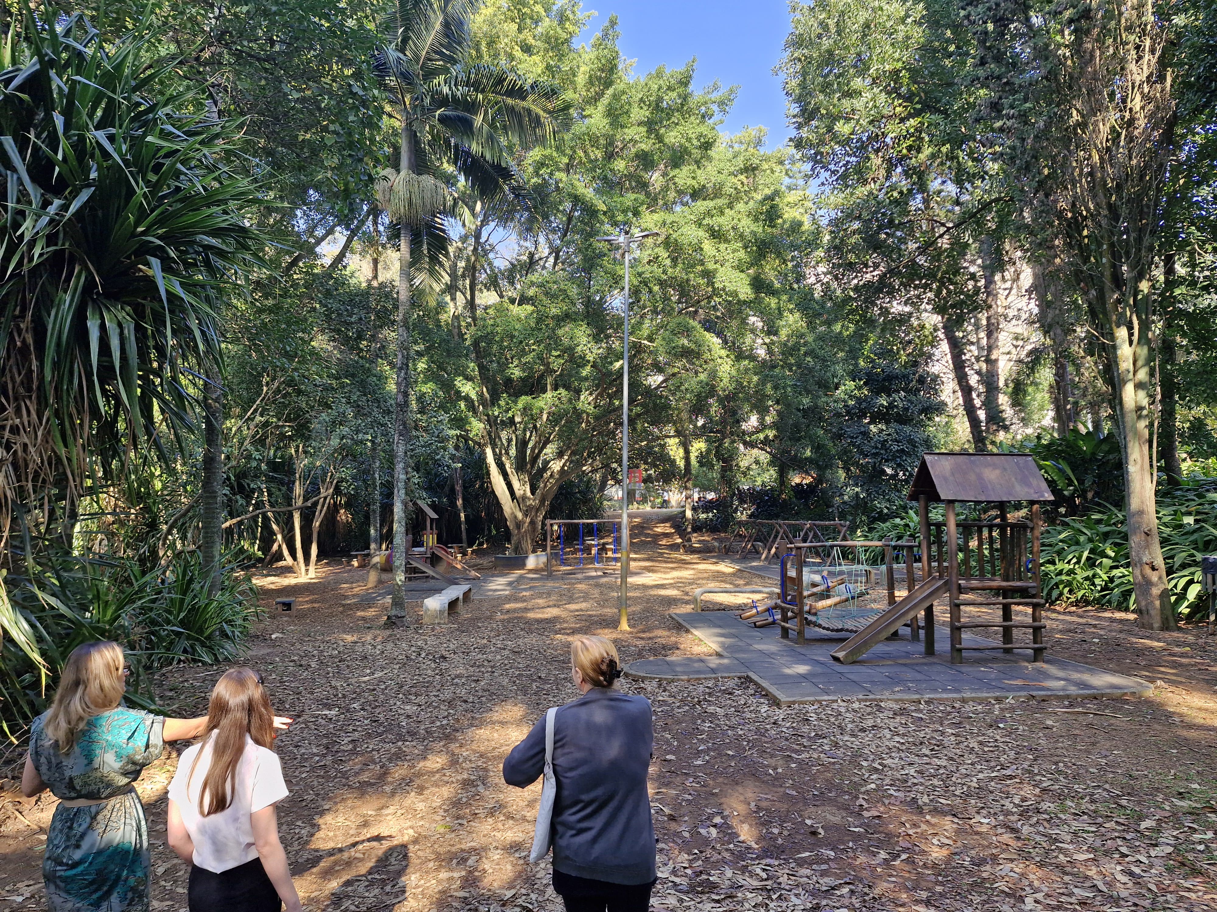 Comitiva do CRMV-SP no Parque Aclimação.