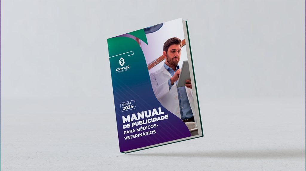 imagem do manual de publicidade para médicos-veterinários.