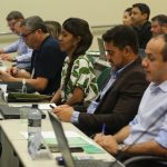 Colaboradores do CRMV-SP sentados no Encontro de Tesoureiros e Contadores do Sistema CFMV.