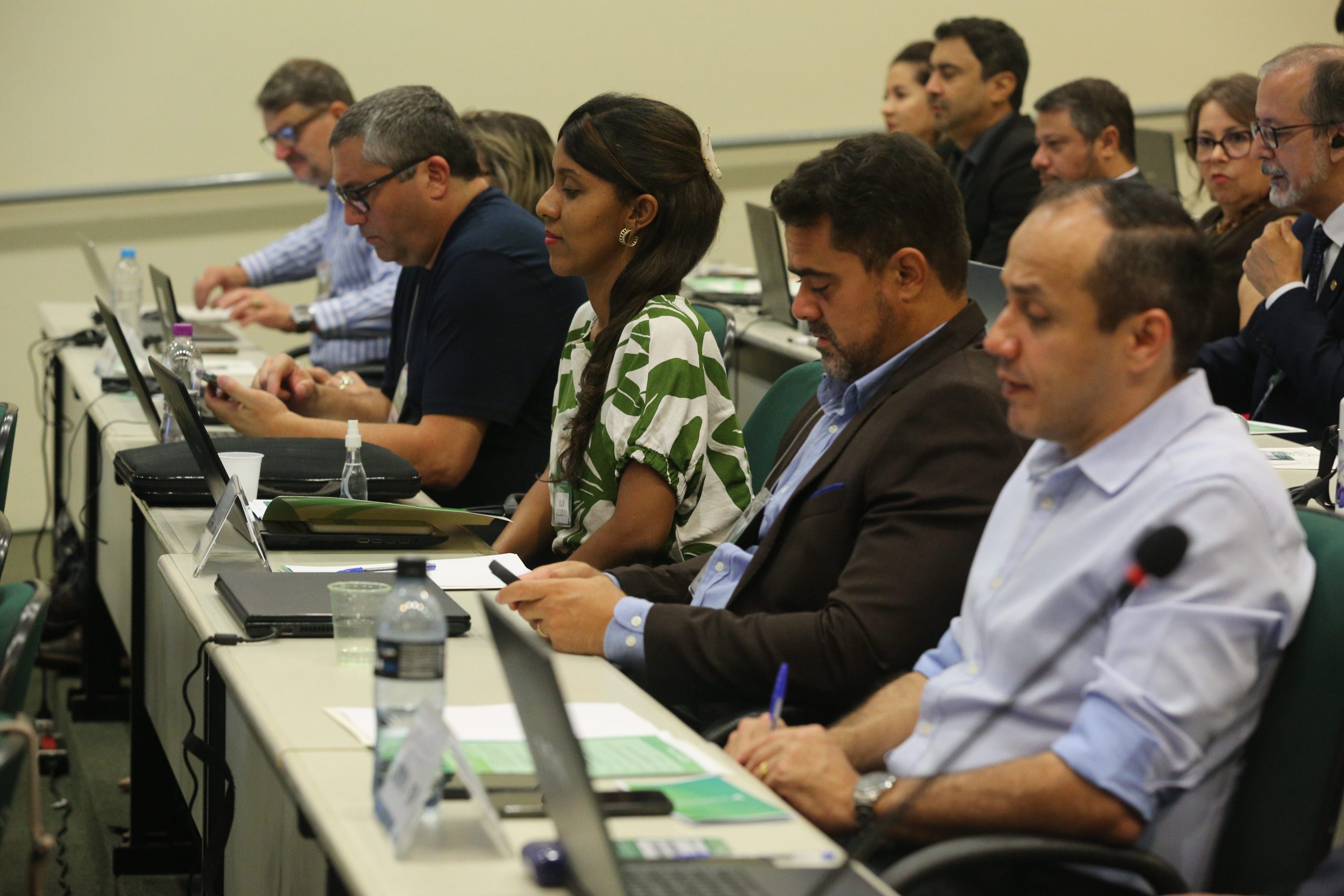 Colaboradores do CRMV-SP sentados no Encontro de Tesoureiros e Contadores do Sistema CFMV.