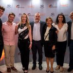 Na foto estão: Vitor Diniz Cabral; Thigo Vendramini, Karen Verski; André Zoppa; Denise Fantoni; a vice-presidente do Conselho, Carolina Fillippos; e José Visintin.