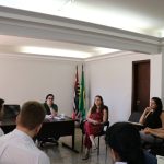 Diretoria do CRMV-SP em reunião na urfa de Ribeirão Preto.
