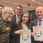 Integrantes do CRMV-SP e Fcafs-SP em encontro com o deputado federal Helder Salomão.