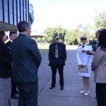 Na foto, em destaque, estão o conselheiro efetivo do CRMV-SP, Martin Jacques Cavaliero, ao lado de Isabel Oliveira Consentino.