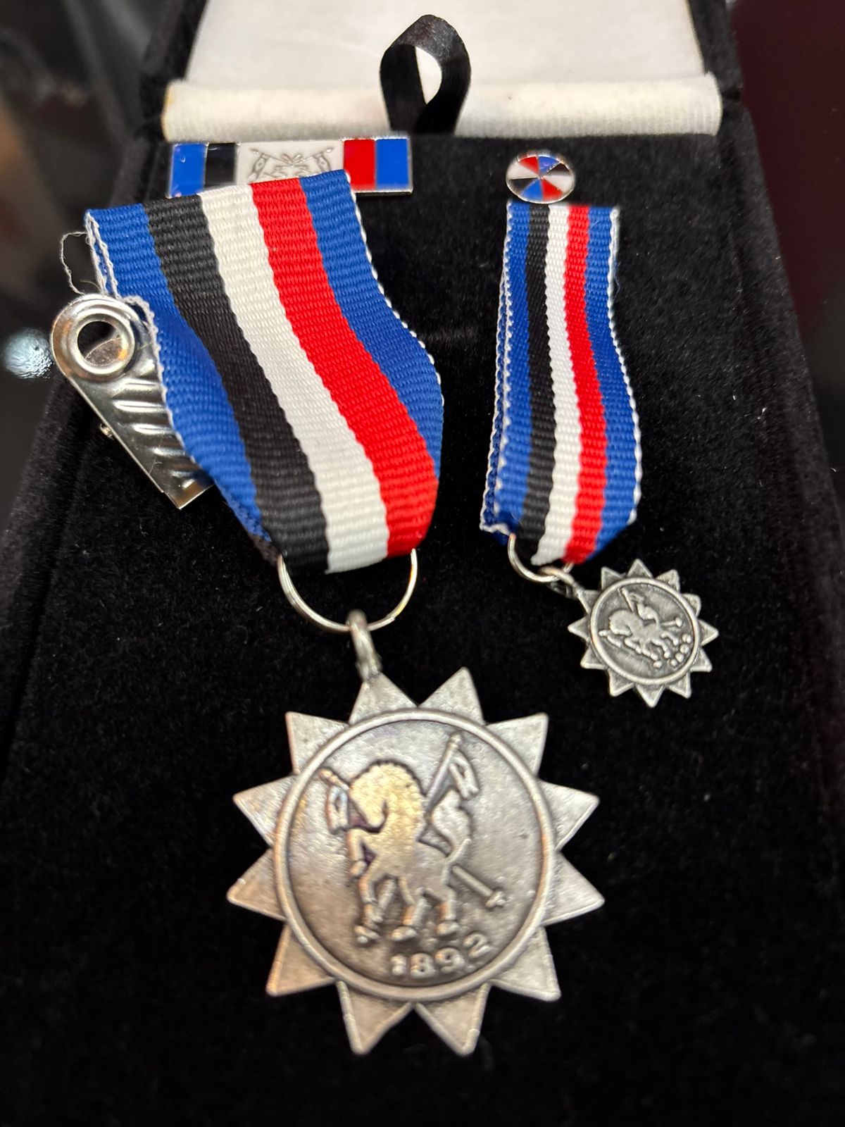 imagem de uma medalha de honraria.