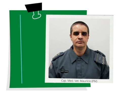 Fotos: Arquivo pessoal Capitão médico-veterinário Maurício, da Polícia Militar