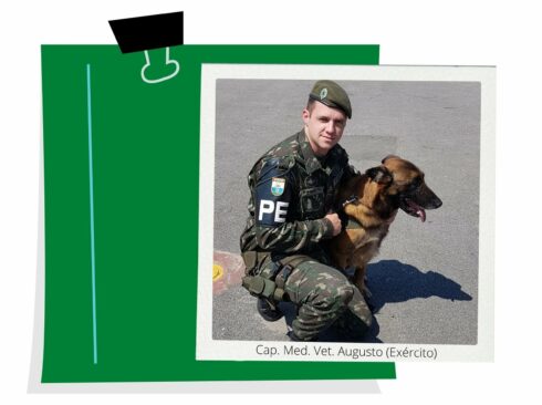 Foto: Arquivo pessoal Capitão médico-veterinário Augusto, do Exército